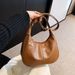 Nuevo bolso bandolera de piel encerada con aceite, textura única y versátil, estilo coreano, para mujer._voghion.com