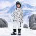 Schneeanzug-Set für Kinder – Wasserdichte Winter-Skijacke und -hose für Jungen und Mädchen – Winddicht und isoliert zum Snowboarden und Spielen im Freien_voghion.com