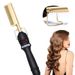 Haushaltsstab, trockener und nasser Dual-Purpose-Kupfer-Lockenstab, multifunktionaler elektrischer Lockenstab für glattes Haar, Bart_voghion.com
