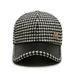 FS Summer Brand Plaid Baseball Caps Til Mænd Kvinder Designer Hat Brun Britisk Houndstooth Snapback Cap Homme_voghion.com