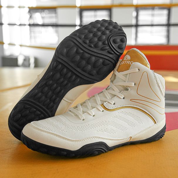 Profesyonel Güreş Ayakkabıları Erkek Ve Kadın Powerlifting Deadlift Eğitim Ayakkabıları Yetişkin Sanda Dövüş Ayakkabıları Dövüş Boks Ayakkabıları_voghion.com