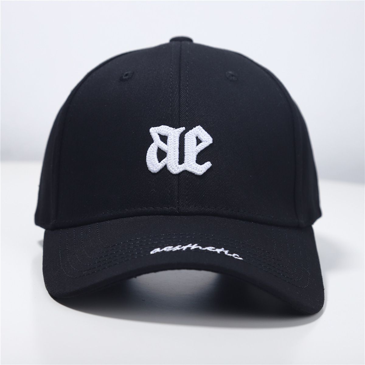 Cappellino da baseball da donna in stile coreano, di alta qualità, 2024, vestibilità comoda, con lettera ricamata e becco d'anatra per uomo, testa grande_voghion.com