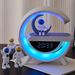 Wireless Charging Bluetooth Volume Alarm Clock Atmosphere Multifunctional Table Lamp Night Light Birthday Gift Speaker_voghion.com