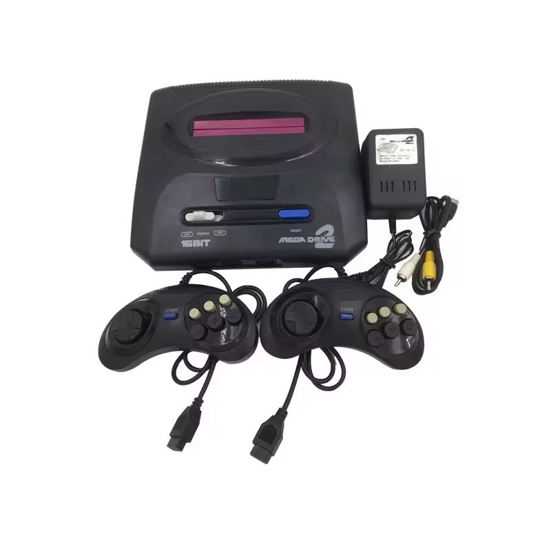 16Bit Retro Console For Sega Mega Drive 2 Old Fashioned MD Game Console Includes 5 Different Types Of Games_voghion.com