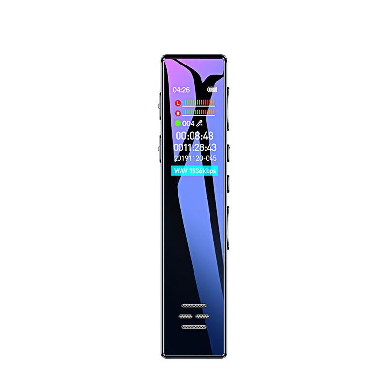 Dijital Ses Kaydedici Ses Akıllı Gürültü Azaltma Üç Hassas Mikrofon Kaydedici Dersler Toplantı Sınıf 16GB_voghion.com