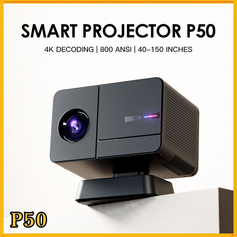 Hot Item 1080P Physical Resolution P50 400 Lumens Ultra HD Home Projector_voghion.com