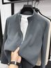 2025 New Integrated Fleece Men's Stand-up Collar Jacket, Autumn And Winter Fleece Fleece Cardigan Jacket Jacket Liner_voghion.com