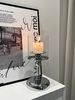 Ins Nordic retro licht luxus silber leuchter aromatherapie kerze ornamente romantische tisch candlelight dinner requisiten_voghion.com