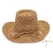 New Handwoven Straw With Hollow Design For Spring And Summer, Breathable Unisex Couple Hat, Sun Protection Western_voghion.com