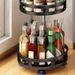 1pc 2/3-layer Rotatable Kitchen Seasoning Rack, Metal Turntable, Rotatable Spice And Seasoning Storage Rack, Spice Jar Organizer_voghion.com