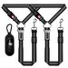 3-piece Set Of Retractable Belts With Adjustable Reflective Dog Seat Belts, Suitable For Car Headrests_voghion.com