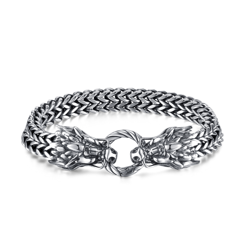 Kranstil Street Titanium stålarmband för män_voghion.com