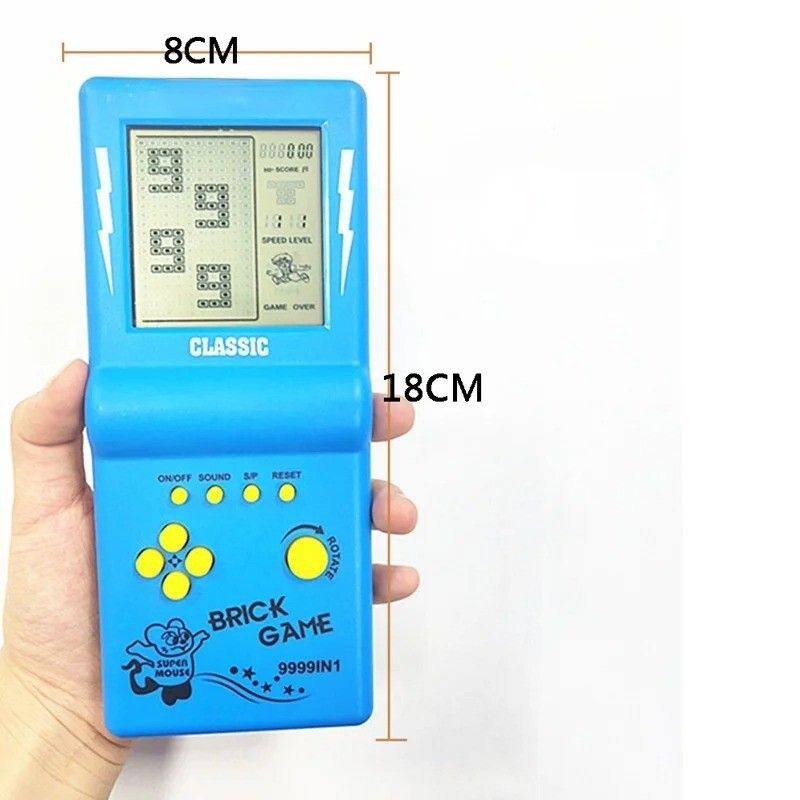 BRICK GAME CONSOLE HANDHELD ARCADE CLASSIC RETRO CALCULATOR GAMES BIG LCD SCREEN_voghion.com