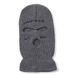 LazyZoom Autumn Winter New Three-Hole Knitted Windproof Warm Face Mask Cycling Hip-Hop Knit Pullover Hat_voghion.com