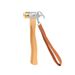 Outdoor stainless steel beech wood handle, brass parrot woodpecker hammer, camping site nail hammer_voghion.com