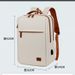Women's Business Simple Casual Laptop Bag Travel Large Capacity Versatile USB Backpack_voghion.com