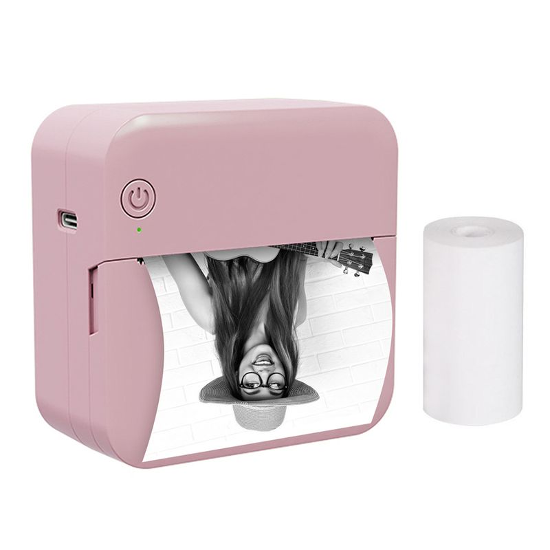 Mini stampante termica tascabile multifunzione portatile per adesivi 203DPI stampa fotografica istantanea supporto BT per immagini_voghion.com