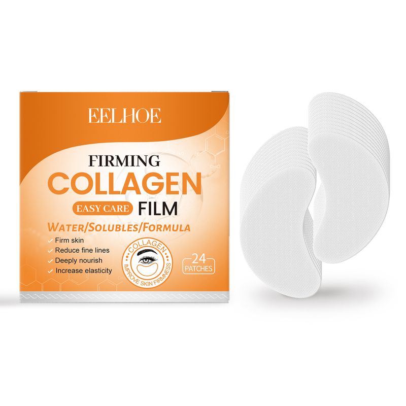 EELHOE Collagen Eye Mask Sticker, Fade Fine Lines, Eye Bags, Moisturize, Soften and Tender Eye Care Eye Mask_voghion.com