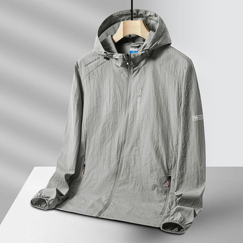 Men's Clothing High Grade Men's Sun Protection Clothing Summer Thin Breathable Ice Silk Sun Protection Clothing_voghion.com