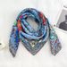 90×90cm Large Square Women, Silk-like Scarf Spring And Autumn, Fashionable Printed Twill Scarf, Outer Shawl For Winter_voghion.com