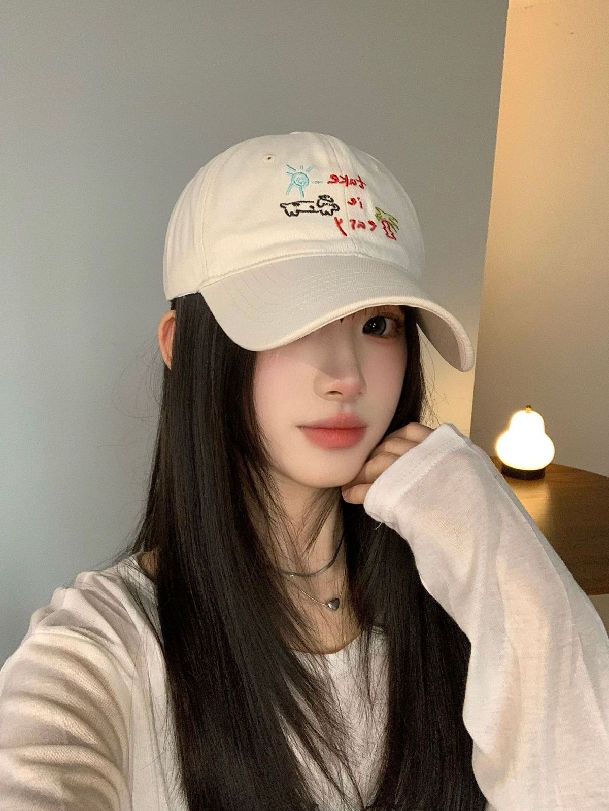 Sommer-Baseballkappe, Sonnenhut, Sonnenhut, Kokosnussbaum, Welpen-Stickerei, weiche Oberseite, Entenschnabelkappe, All-Match-Hut_voghion.com