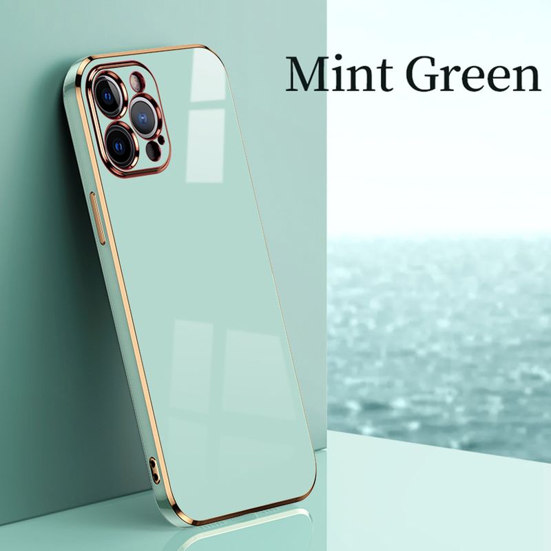Luxury Plating Case For iPhone 11 12 13 14 Pro Max 7 8 Plus XR X XS Max 6 6S Plus 12 Mini Case Soft Sillicone Shockproof Cover_voghion.com