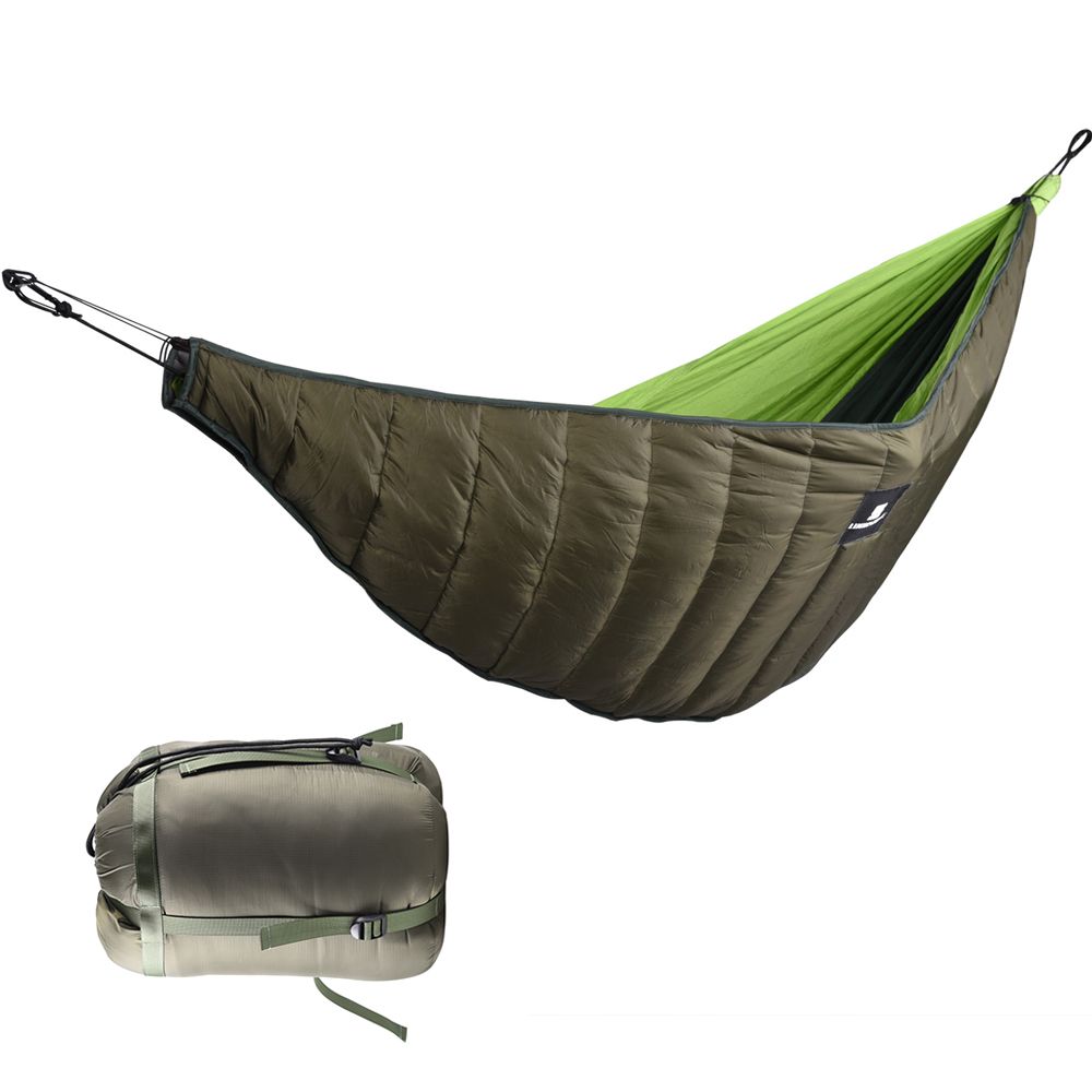 Camping Hammock Underquilt Portable Sleeping Bag Hammock Thermal Under Blanket Hammock Insulation Accessory for Camping_voghion.com