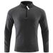 Autumn Outdoor Jacket For Men, Stretchy, Quick Drying, Breathable, And Warm With Fleece, Standing Collar Long Sleeved A37_voghion.com