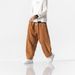 Autumn And Winter Bloomers Corduroy Casual Loose Trousers_voghion.com