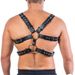 LuvBox SM Sexy Leder-Schulterkleidung Maskuliner Brustgurt Erotische männliche Bondage-Fesselung Performance Flirten_voghion.com
