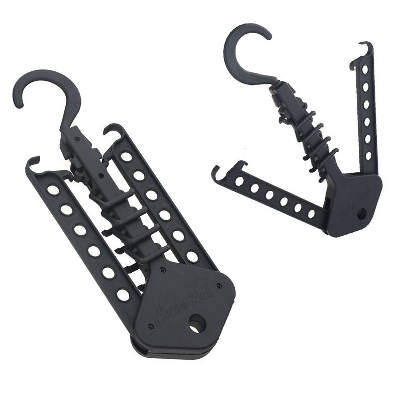 Multifunktionell plastfällbar galge triangelbyxställ magiskt torkställ halkfri galge klädförvaringsställ_voghion.com