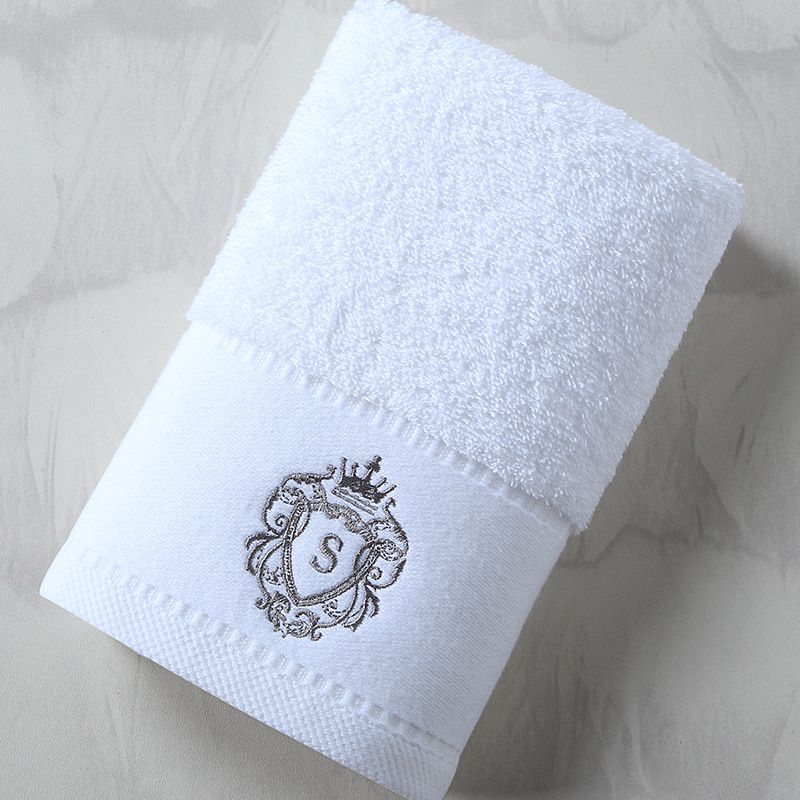 Luxury Hotel Towel - 5-Star Satin Edge Face Towel, 100% Premium Cotton, Ultra Absorbent & Lint-Free_voghion.com