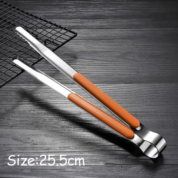 Edelstahl Grillzangen Barbecue Grill Iessensklammer Äiszangen Fleesch Zalot Toast Brout Klammer Kichen Accessoiren Tools_voghion.com