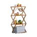 Outdoor Camping Tragbare Picknick Multifunktionale Balkon Blume Rack, Selbst-Fahren Tour Multi-Schicht Massivholz Klapp_voghion.com