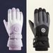 Men's And Women's Ski Windproof Fleece-Lined Warm Water-Resistant Touchscreen Outdoor Cycling Gloves_voghion.com