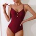 Women's Clothing Slim Tight Multi Color High Elastic Polyester Sexy One Piece Swimsuit For Women_voghion.com