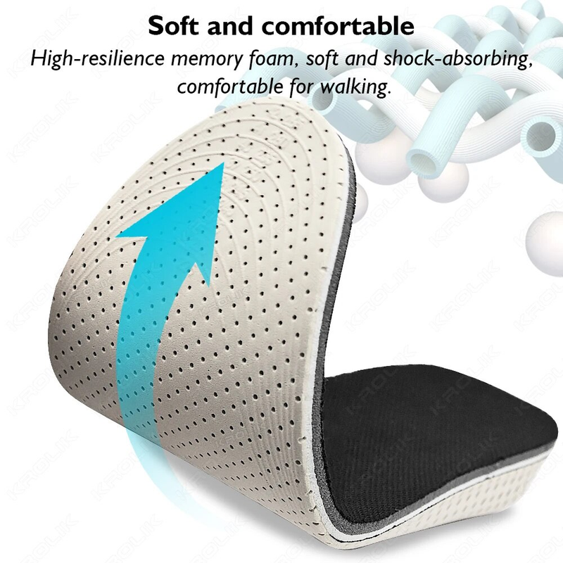 Invisible Height Increase Insoles EVA Memory Foam Men Women Insole Heel Lifting 2/3/4/5CM Taller Cushion Heighten Shoe_voghion.com