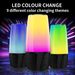 E-commerce Hot-Selling RGB Colorful Bluetooth Atmosphere Light Portable Wireless Speaker Subwoofer New Private Model_voghion.com