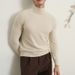 „Herren-Rollkragenpullover in lockerer Passform – Weicher Wollmischpullover für Herbst und Winter“_voghion.com