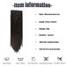 Damenperücke 7-teiliges Set zur Steigerung des Haarvolumens, Naturhaar-Extensions, Chemiefaser, 22 Zoll_voghion.com