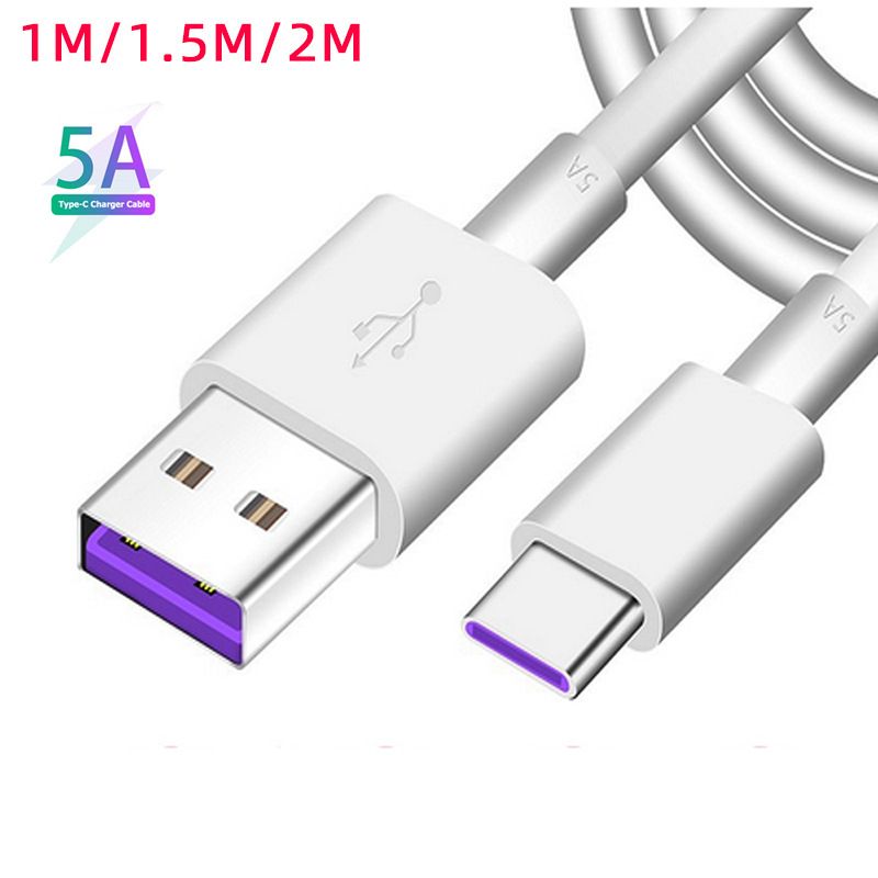 Cep telefonları ve tabletler için hızlı 5A USB'den USB-C/Type-C'ye evrensel ultra hızlı şarj veri kablosu_voghion.com