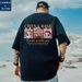 C&J2023 Ny stil kortærmede mænds Kina-Chic kinesisk stil mænds mode T-shirt løs mode store fem ærmer_voghion.com