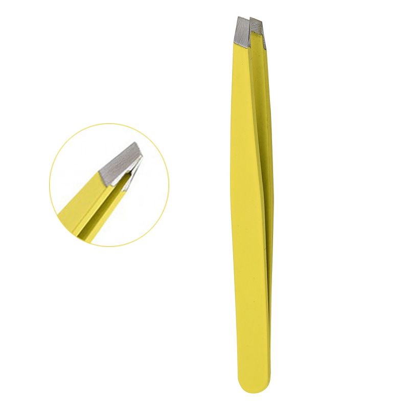Pinzette per sopracciglia in acciaio inossidabile Clip per depilazione Colori caramelle Pinzette per ciglia Cosmetici innocui_voghion.com