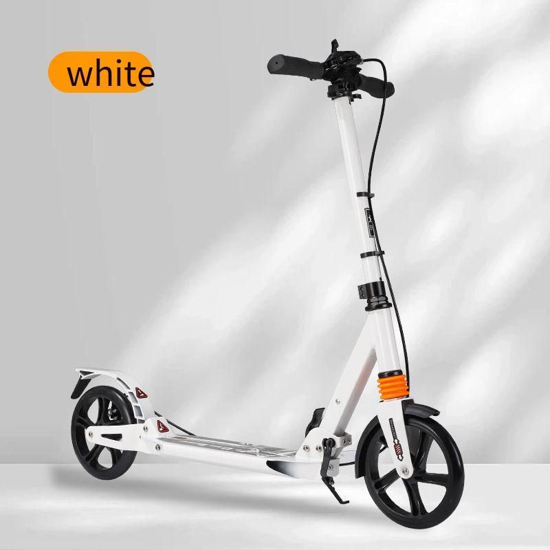Nuevo patinete firme para jóvenes, ruedas grandes, plegable, urbano, para adultos, freno de mano, alternativo, dos ruedas_voghion.com