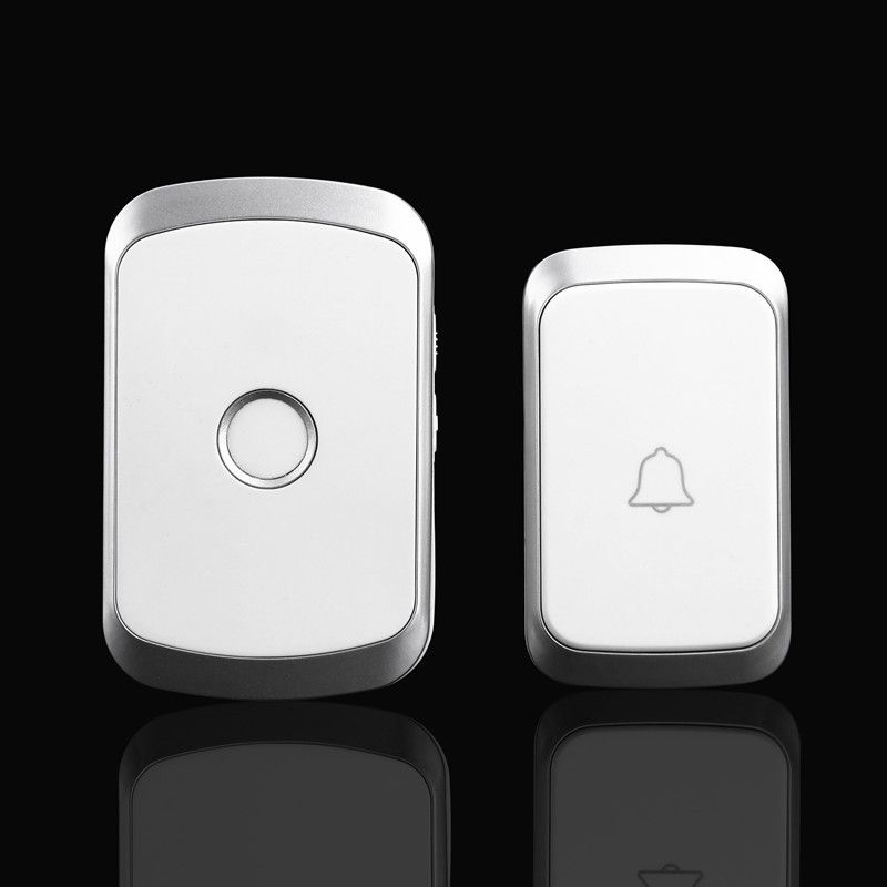 Wireless Doorbell With 36 Melodies, 50M Range, Adjustable Volume & Weatherproof Design – Easy Installation For Home/Office (Gold/Silver)_voghion.com