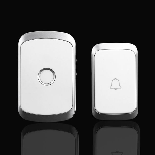 Wireless Doorbell With 36 Melodies, 50M Range, Adjustable Volume & Weatherproof Design – Easy Installation For Home/Office (Gold/Silver)_voghion.com