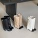 Women's Chunky Heel Round Toe Knee High Riding Boots In Black, White & Beige - Classic Style Slip-On Boots For All Seasons Khaki Long Boots_voghion.com