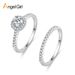 Ensemble de bagues pour femme en argent sterling S925 et zircons – Bagues élégantes et empilables pour un usage quotidien, tailles 5 à 10. Ensemble de bagues incrustées de zircons, luxe léger._voghion.com