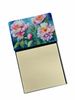 NEW Peonies in Watercolor Sticky Note Holder Refillable Dispenser Self-Sticky Note Pads, Memo Pads Blank Desk Accessories_voghion.com