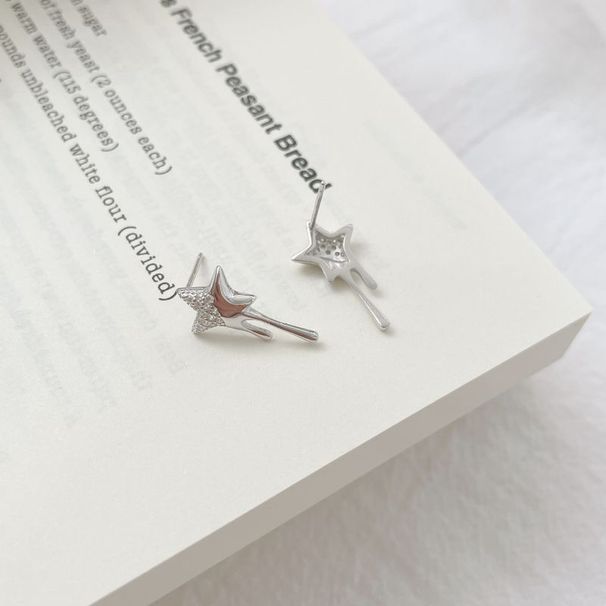 Tiqi S Pure Sier Nischendesign Lava mit weiblicher Persönlichkeit und Temperament, funkelnder Zirkonium-Stern in High-End-Form_voghion.com